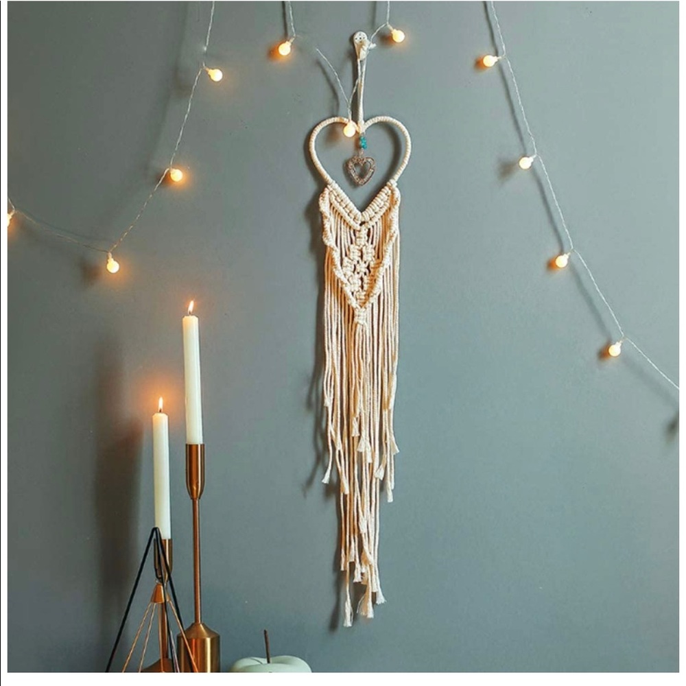 Hanging Home Decoration Ornament Craft Beige-Star